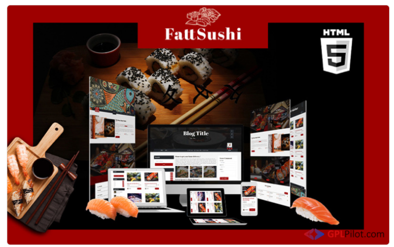 Fattsuhi | Japanese Sushi Restaurant HTML5 Website Template 1.0