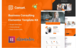 Conset – Business Consulting Elementor Template Kit