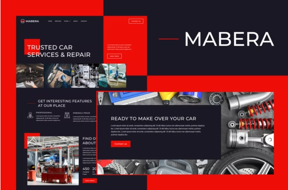 Mabera - Car Service & Repair Elementor Template Kit 1 Mabera - Car Service & Repair Elementor Template Kit