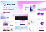 Namex - Cyber Security Services Company Elementor Template Kit