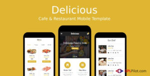 Delicious - Cafe & Restaurant Mobile Template