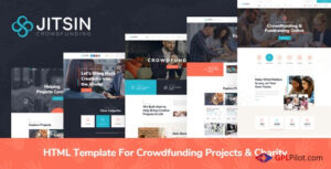 Jitsin - HTML Template For Crowdfunding Projects & Charity