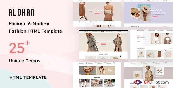 Alohan - Minimalist Fashion HTML Template 1 Alohan - Minimalist Fashion HTML Template