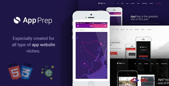 AppPrep - Creative App Landing Page HTML5 Template + RTL 1 AppPrep - Creative App Landing Page HTML5 Template + RTL