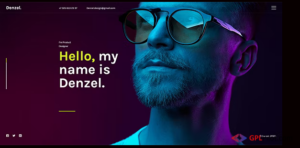 Denzel. - Onepage Personal HTML Template