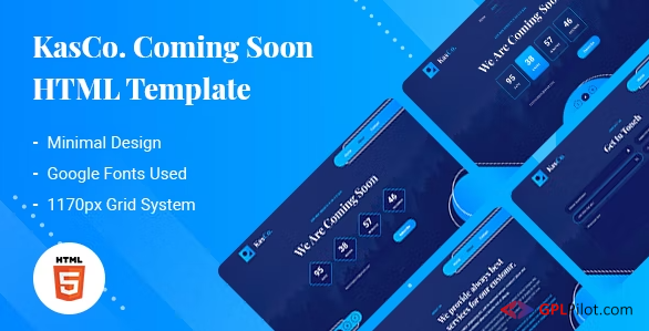 KasCo - Creative Coming Soon HTML5 Template 1 KasCo - Creative Coming Soon HTML5 Template
