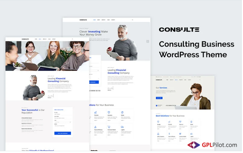 Consulte - Consulting Business FREE WordPress Theme