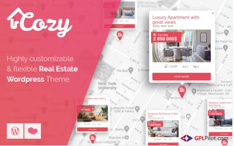 Cozy - Real Estate WordPress Theme