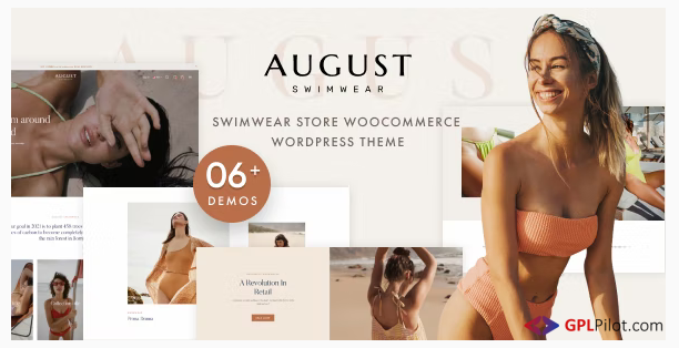 August - Swimwear WooCommerce WordPress Theme 1 August - Swimwear WooCommerce WordPress Theme