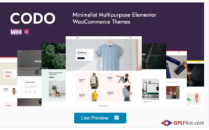 Codo - Minimalist WooCommerce Theme