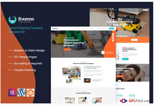 Fouens - Cleaning & Home Maintenance Company Elementor Template Kit 1 Fouens - Cleaning & Home Maintenance Company Elementor Template Kit