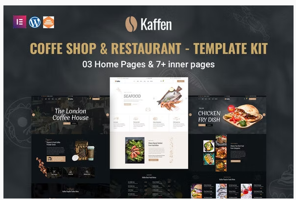 Kaffen - Coffe Shop & Restaurant Elementor Template Kit 1 Kaffen - Coffe Shop & Restaurant Elementor Template Kit