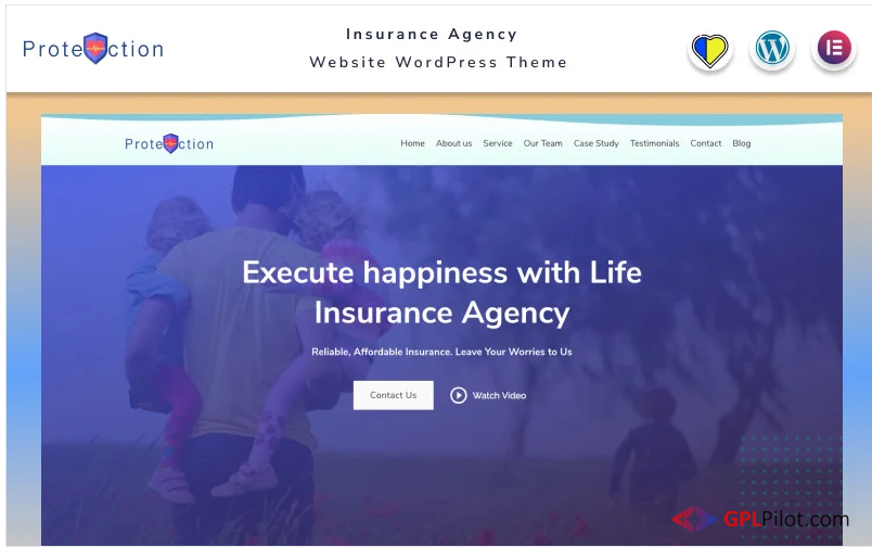 Protection - Insurance Agency Website WordPress Theme 1 Protection - Insurance Agency Website WordPress Theme