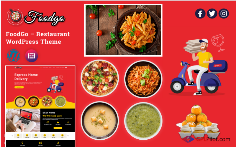 FoodGo – Restaurant WordPress Theme