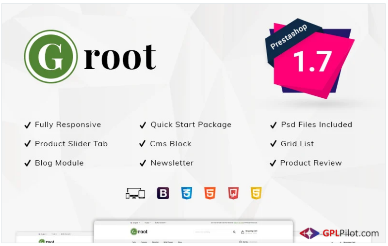 Groot Nursery Store PrestaShop Theme