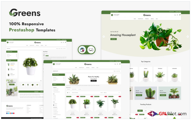 Greens - Ecommerce PrestaShop Template