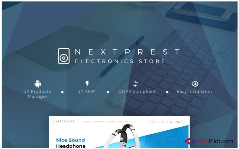 Nextprest - Electronics Store Clean Bootstrap Ecommerce PrestaShop Theme