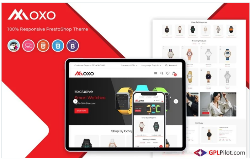 Moxo - Watch PrestaShop Theme