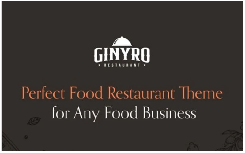 TM Ginyro - Food Restaurant Prestashop Theme