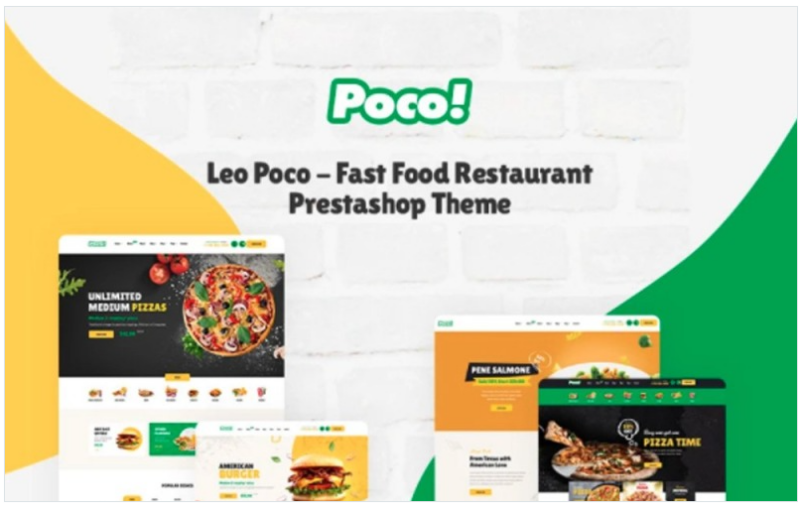 TM Poco - Fast Food Restaurant PrestaShop Theme