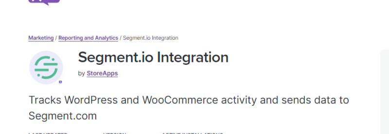 WooCommerce – Segment Connector Integration 2.0.0