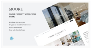 Moore - Single Property WordPress Theme