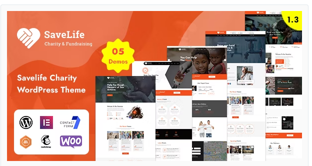 Savelife - Charity & Donation WordPress 1 Savelife - Charity & Donation WordPress