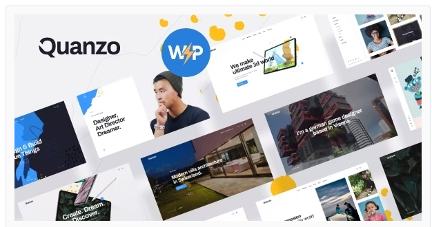 Quanzo - Personal Portfolio WordPress Theme 1 Quanzo - Personal Portfolio WordPress Theme