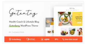 GutenTag - 100% Gutenberg Blog WordPress Theme