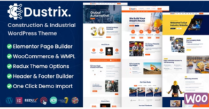 Dustrix - Construction and Industry WordPress Theme