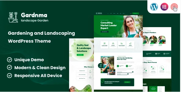 Gardnma - Gardening and Landscaping WordPress Theme 1 Gardnma - Gardening and Landscaping WordPress Theme