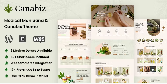 Canabiz - Weed Medical Marijuana, Cannabis Shop Theme 1 Canabiz - Weed Medical Marijuana, Cannabis Shop Theme