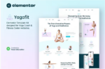 Yogafit – Yoga and Meditation Teacher Elementor Template Kit
