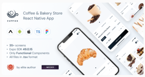 Cuppies - Coffee & Bakery Store | Expo SDK 49.0.15 | TypeScript | Redux Store