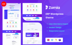 Zomia - ERP Software WordPress Theme