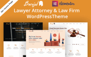 Berajal- Lawyer Attorney & Law Firm WordPress Theme