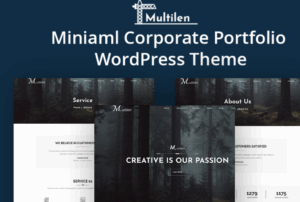 Multilen Minimal Corporate WordPress Theme