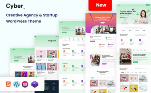 Cyber - Creative Agency & Startup Agency WordPress Theme