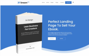 DreamHub eBook Elementor WordPress Theme