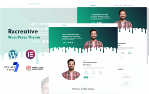 Rxcreative Personal Portfolio WordPress Theme