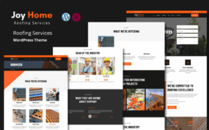 Joy Home - Roofing Services WordPress Theme