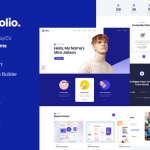 Vfolio Personal Portfolio CV WordPress Theme