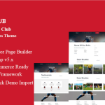 Puclub Football Club Wordpress Theme WordPress Theme