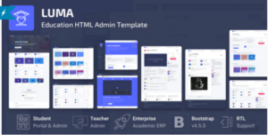 Luma - Education HTML Learning Management System Admin Template