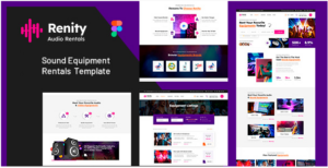 Renity - Equipment Rentals HTML Template