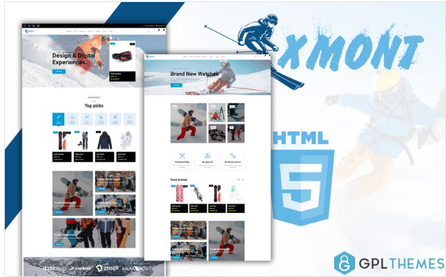 Xmont – Ice Skating HTML Template