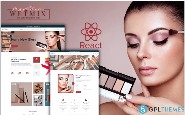 Wetmix – Beauty and Cosmectic Shop React Template