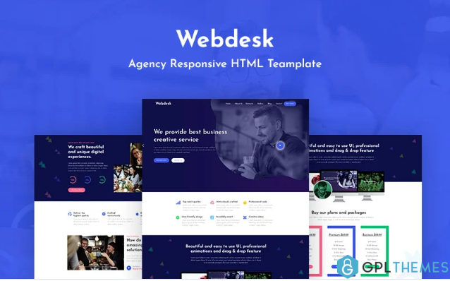 Webdesk – Agency Responsive Website Template