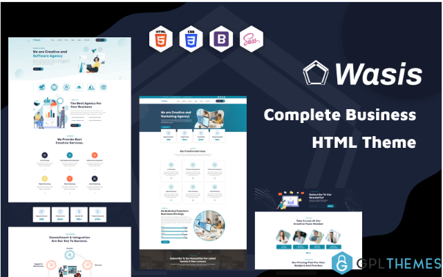 Wasis – Corporate Business HTML5 Template