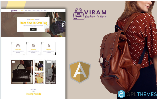 Viram – Wallets And Bags Shop Angular Template